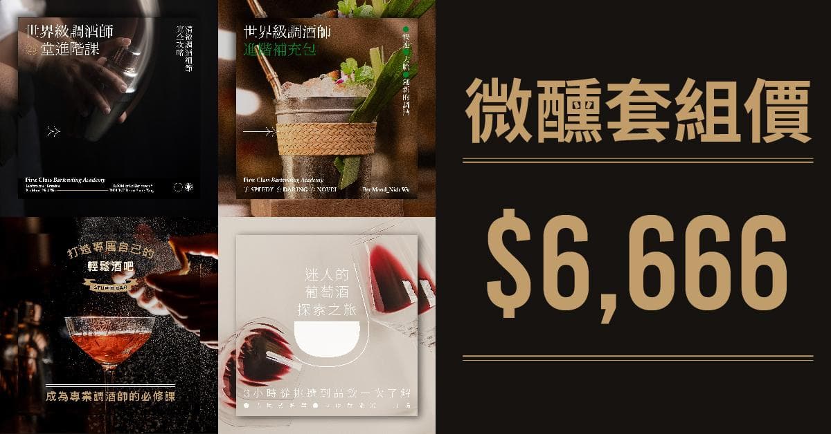 打造專屬自己的輕鬆酒吧!成為專業調酒師的必修課|Stupid Bar - 微醺4件套組價